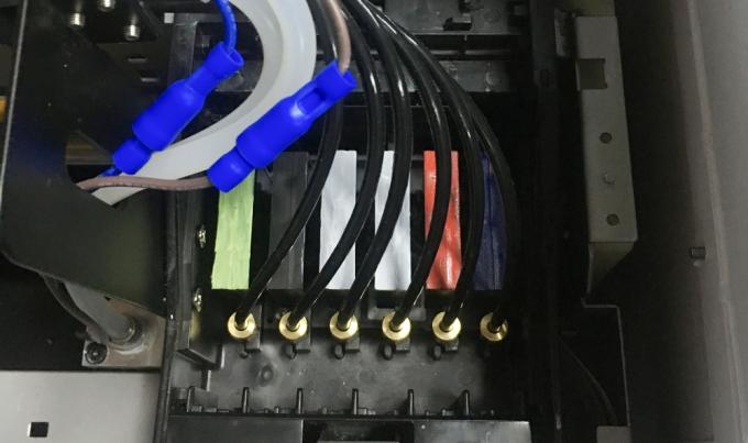 A2 ψηφιακός επίπεδης βάσης εκτυπωτής μηχανών εκτύπωσης ενδυμάτων 800W A3 DTG 0